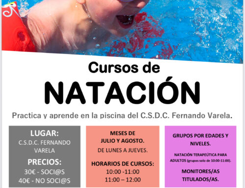 Cursos de natación 2025